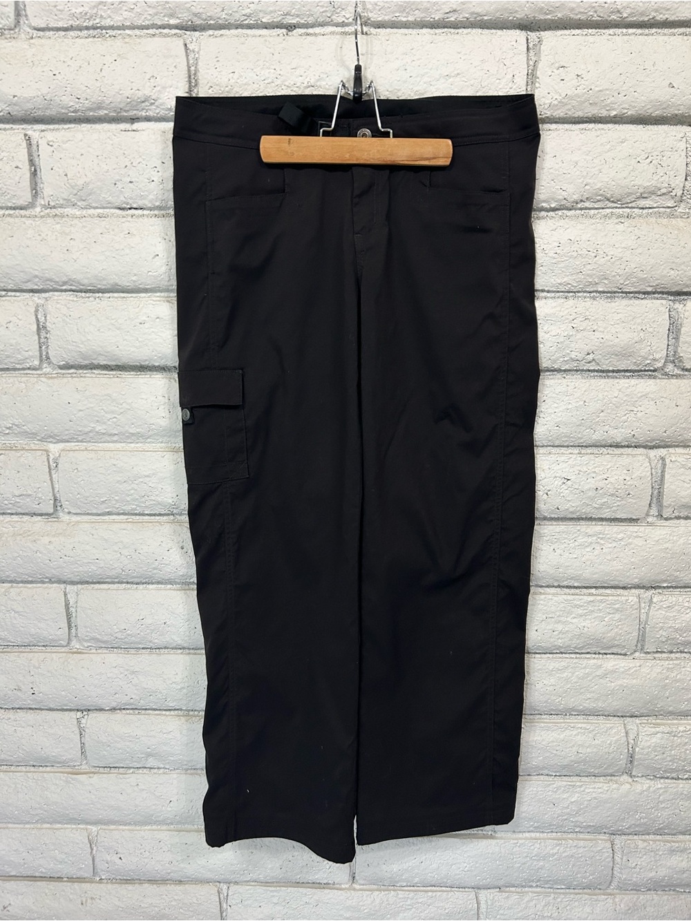 prAna‎ Black Cargo Utility Pants Women's Large Outdoor Hiking Travel
